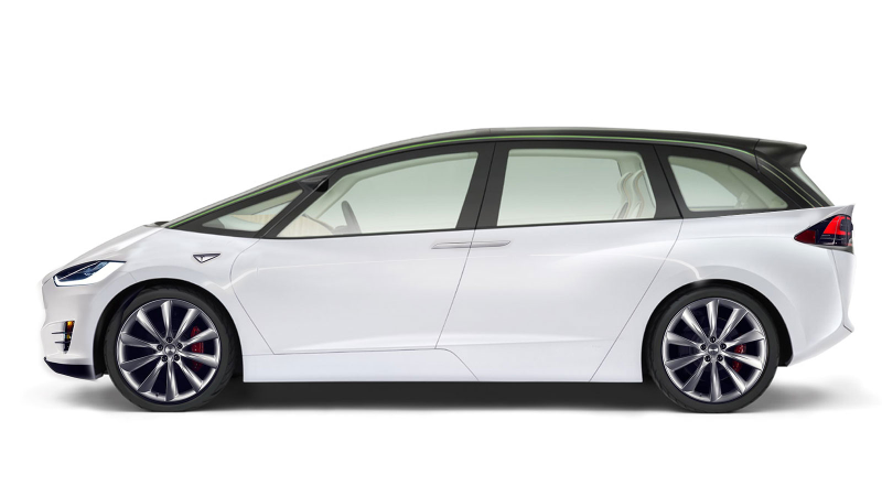 Illustration for article titled The Tesla Model X Should Have Been A Van